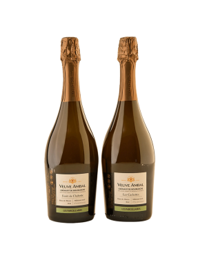 Coffret Crémant de Bourgogne Les Cachettes Brut y Forêt de Chabotte Brut (Veuve Ambal) – 2016 – Colección