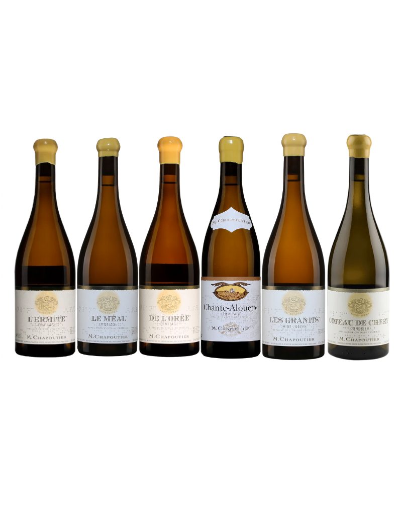 Coffret No. 1 L’Intemporel: Ermitage L’Ermite, Le Méal, De L’Orée, Hermitage Chante-Alouette, St-Joseph (M. Chapoutier) – 2013