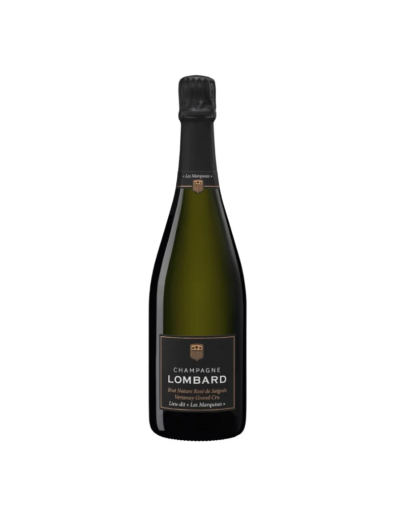 Champagne Rosé de Saignée Lieux-dits "Les Marquises"  Grand Cru Brut Nature (Lombard) - S/M - 750ml