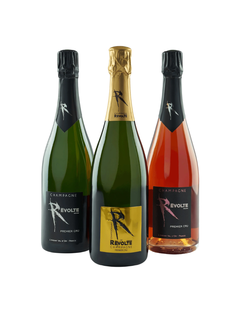 Coffret Champagne 3 Cuvées Hélène Révolte (Gaston Révolte) - S/M - Colección